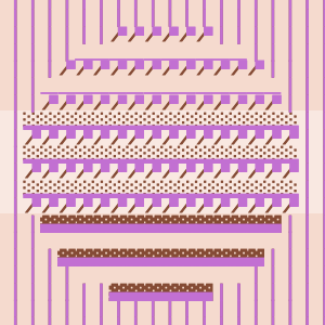 Geometric pattern avatar graphic